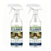 Outdoor Surface Cleaner Spray,Outdoor Cleaner,Fast-Acting Outdoor Cleaner for Patio,Wooden Furniture and Outdoor Surfaces，2PC