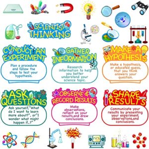 Outus 25 Pcs Science Bulletin Board Posters Set, School Classroom Decor