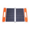OVAQUIXI 60W Monocrystalline Solar Panel Kit with MPPT Controller, Dual USB Type C DC Output, Portable Solar Charger for Camping Hiking RV Travel Off Grid