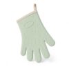 Oven Mitt Heat Resistant up to 572°F, Thickened Silicone Five-Finger Kitchen Glove with Cotton Lining, Waterproof Non-Slip Oven Glove for Baking, Cooking and Grilling, 1 Pack