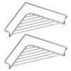 Over Sink Corner Drying Rack Stainless Steel Sponge Holder Dish Drainer