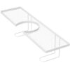 Over Sink Faucet Storage Rack - Hollow Drainage Bottom, U Shape Behind