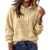 Oversized Hoodies for Women Boho Cute Y2K Hooded Preppy Loose Sweatshirts