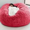Oversized Round Bean Bag Chair Cover, No Filler