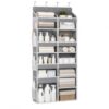 Over The Door Organizer with Clear Windows for Pantry, Bathroom & Closet