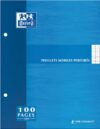 Oxford 100105667 Perforated Notebook - 100 Pages-A4 210 x 297 Large Squares 80 g (Yellow)