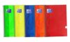Oxford, A4 Squared Notebooks 4x4 Extra Hard Cover 80 Sheets Pack of 5 Assorted Vibrant Colours