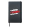 Oxford Comma Enthusiast Punctuation Grammar Teacher Hardcover Journal, Black
