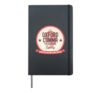 Oxford Comma Preservation Society Oxford Team Hardcover Journal, Black