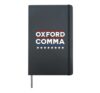 Oxford Comma Supporter Grammar Funny Hardcover Journal, Black