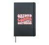 Oxford Comma Supporter Grammar Funny Hardcover Journal, Black