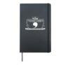 Oxford Comma Team Grammar Humor for Writers and Teachers Hardcover Journal, Black