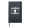 Oxford Comma Team Grammar Humor for Writers and Teachers Hardcover Journal, Black