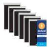 Oxford Steno Pads, 6 Pack, 6x9 Spiral Notepads, 80 Sheets, Black Covers