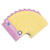 Oxford Touch Duo Notepad A4 Squared and Ruled 160 Pages Pastel Pink/Yellow (Pack of 10)