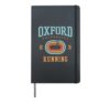 Oxford University Running Collegiate Varsity Sports Apparel Hardcover Journal, Black