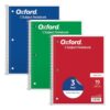 Oxford Wide Rule 1-Subject Spiral Notebook