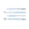 Oxxggkao 4PCS Stress Relief Gel Pen Pocket Size Retractable Gel Inks Pen 0.5MM Tip Black Inks for Journaling Note Taking Writing Rotating