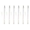 Oxxggkao 6Pcs Drift Sand Inkless Pencil, White ROUND HEAD, White D