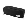Oyachic Black Pencil Case,Large Pencil Pouch Bag with 3 Compartments Pen Holder Stationery Case