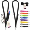 OYLNPCF Plain Fabric Pen Lanyards With Pen Holder Around Neck Teacher
