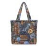 Ozuxouey Dragon Library Quilted Tote Bag Fantasy Women Teacher Shoulder Bag