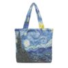 Ozuxouey The Starry Night Quilted Tote Bag for Women Teacher Shoulder Bags
