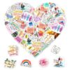 Pack 50 Pcs Motivational Stickers for Water Bottles Waterproof Laptop Luggage Helmet Computer Work Teens Adults Girls Boys Women Aesthetic Funny Sticker Packs Small Vinyl Decals