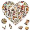 Pack 50 Pcs Palestine Stickers for Water Bottles Funny Laptop Cups Luggage Scrapbooking Phone Case Teens Kids Girls Boys Adults Waterproof Aesthetic Sticker Small Vinyl Decals