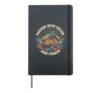 Packed With Color And Punch Fun Sea Theme Hardcover Journal, Black