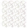 Pack of 60 Cute Umbrella Paper Clips for Teacher and Planner