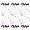 PACKOVE 24pcs Erasable Chalk Markers 4 Colors Plastic Dry Erase Pens