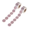 PACKOVE Scratch Off Stickers with Strong Adhesive PVC Rolls Round 2 Rolls 1 Inch Self-Adhesive Circle Labels and Easy to Scratch for Raffle and Birthday Party DIY Applications