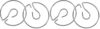 Pacon PAC74440 Chart Stand Rings, Silver, Pack of 4