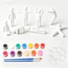 Paintable Meccha Chameleon 3D Printed DIY Figurines Set 8 with Paint Kit