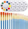 Paint Brushes Set with Palettes