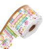 Painted Book Flower Border Sticker for School Bulletin Board, C