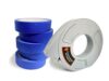 Painters Tape Applicator with 5 Rolls 0.94 Inch x 22 Yards Blue Painters Tape, Outdoor UV Resistant Masking Tape Dispenser with Cutter for Painting Trim, Walls, Floors, Baseboards & DIY Applications