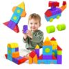 Pairez Toys Magnetic Building Blocks, Large Magnetic Blocks & Shapes