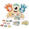 Paisure Finger Counting Math Toy for Kids 3-5, Montessori Monster Math Toy with Number Blocks, Hands-On Addition & Subtraction Learning Toy, Educational Birthday Gift for Toddlers