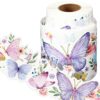 Pajean 65.6ft Butterfly Bulletin Board Borders, Floral Border for Classroom