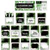 Pajean 75 Pcs Classroom Jobs Cards Teacher's Helpers Bulletin Board Set Class Jobs Pocket Chart with Chalkboard Brights Name Tags for Preschool Elementary Back to School Decor(Plant)