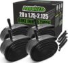 PAKCHEF Heavy Duty 20 x 1.75, 1.95, 2.10, 2.125 Bike Inner Tube, Set of 4