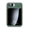 PakUjIdHh Springtok Powerbank Digital grün mit Display 20000 mAh ultradünne Mini-Powerbank kabellos magnetisch für iPhone und Android-Smartphones kompakt und tragbar (Green)