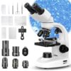 PalliPartners Compound Binocular Microscope for Adults, Professionals&Kids