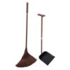 Palm with Dense and Set Soft Broom Thick Bristles Dustpan