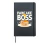 Pancake Lover Kids Dad Mom Pancake Boss Hardcover Journal, Black