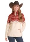 Panhandle Slim Ladies Aztec Border Pullover