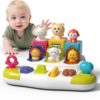 PANITU Baby Pop Up Animal Toys, Montessori Cause & Effect Toy for Toddlers