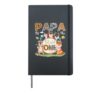 Papa Of The Wild One 1St Birthday Woodland Safari Jungle Hardcover Journal, Black